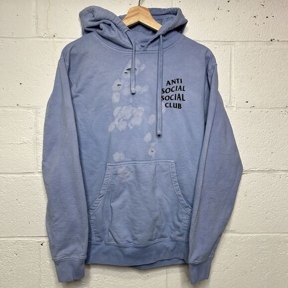 Anti Social Social Club ASSC Hoodie “Blue White” - Picture 3 of 8
